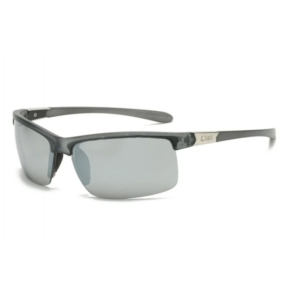 Women Gray Silver Mirrored Lens Sunglasses Sport Active Outdoors Lentes Gafas